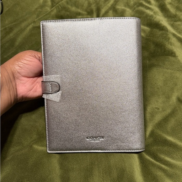 Coach Metallic Snap-Closure Notebook Cover - Picture 6 of 6